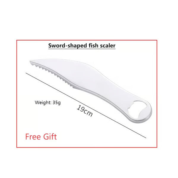 2-in-1 Stainless Steel Fish Scaler + Ginger Grater