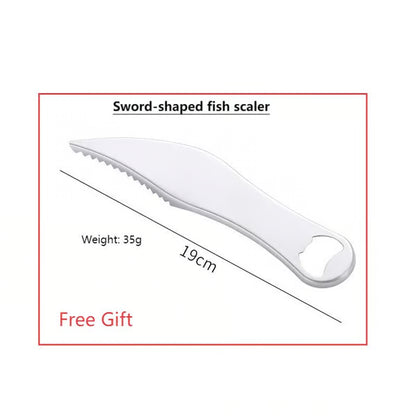 2-in-1 Stainless Steel Fish Scaler + Ginger Grater