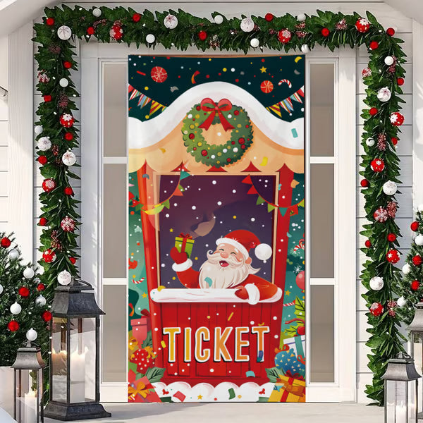 2025 Christmas Front Door Decoration