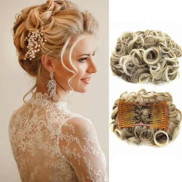 Messy Curly Dish Bun Splendoraq