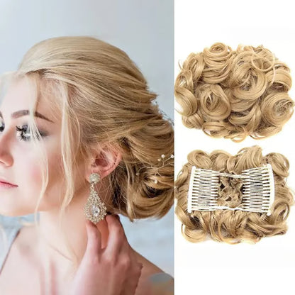Messy Curly Dish Bun Splendoraq