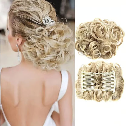 Messy Curly Dish Bun Splendoraq