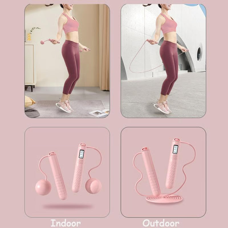 Skipping Rope with Counter ( Gravity Ball without Rope) , For Lose Weight, Burn Calories