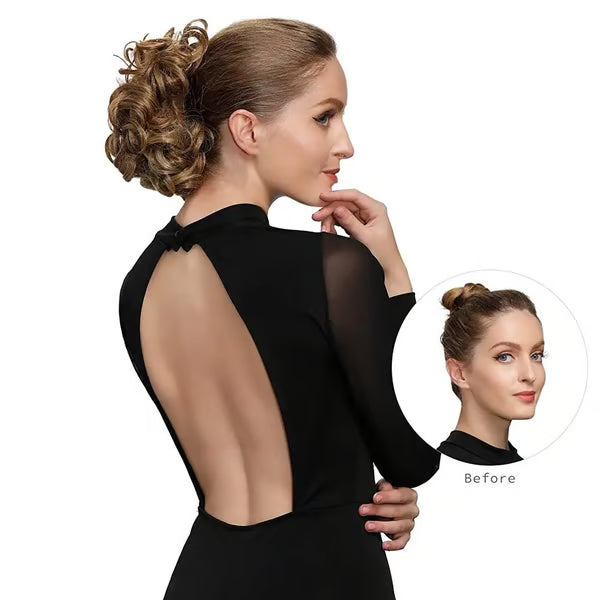 Messy Curly Dish Bun Splendoraq