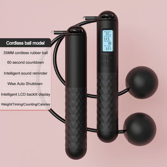 Skipping Rope with Counter ( Gravity Ball without Rope) , For Lose Weight, Burn Calories