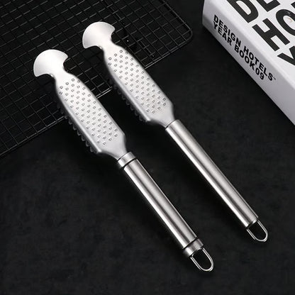 2-in-1 Stainless Steel Fish Scaler + Ginger Grater