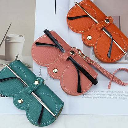 Soft PU Leather Sunglasses Bag