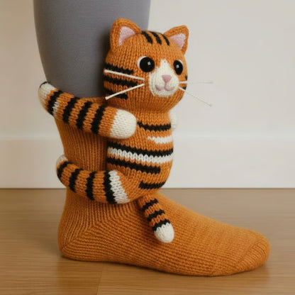 Cosy 3D Knit Animal Socks, Cute & Comfy for You or a Lovely Gift